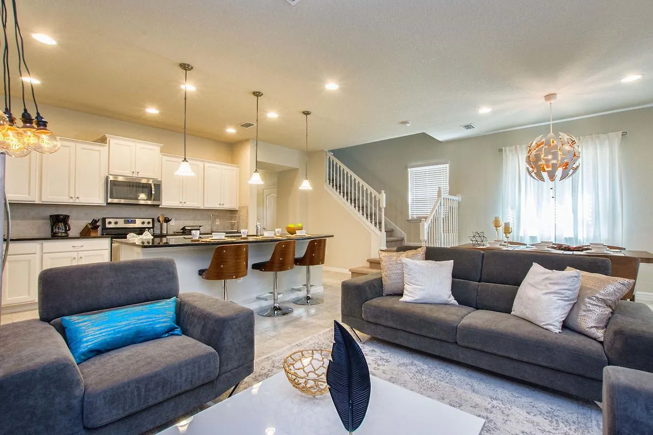 Windsor-5 Bed Townhouse W/splashpool-3808ww ヴィラ *