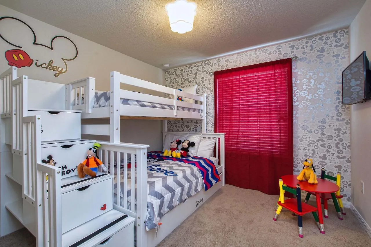 Windsor-5 Bed Townhouse W/splashpool-3808ww ヴィラ オーランド