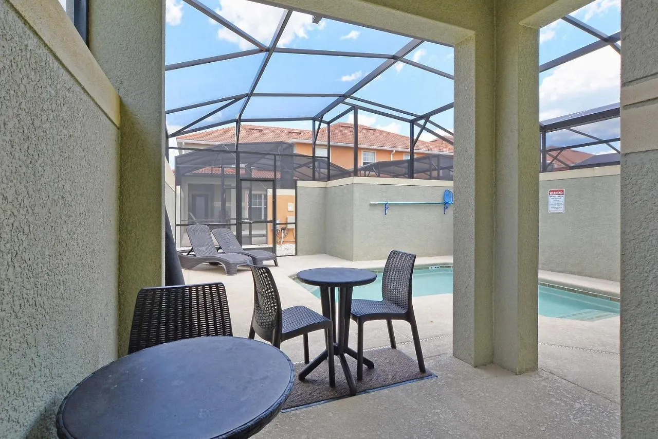 Paradise Palms- 5 Bed Townhome W/splashpool-3217pp Villa