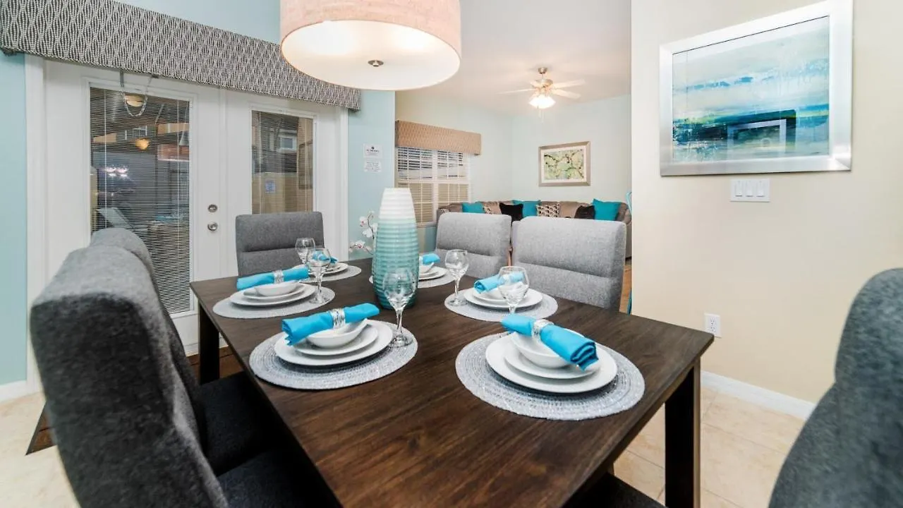 Luxury 4 Bedroom Townhome On Paradise Palms Resort, Orlando Townhome 3272 *