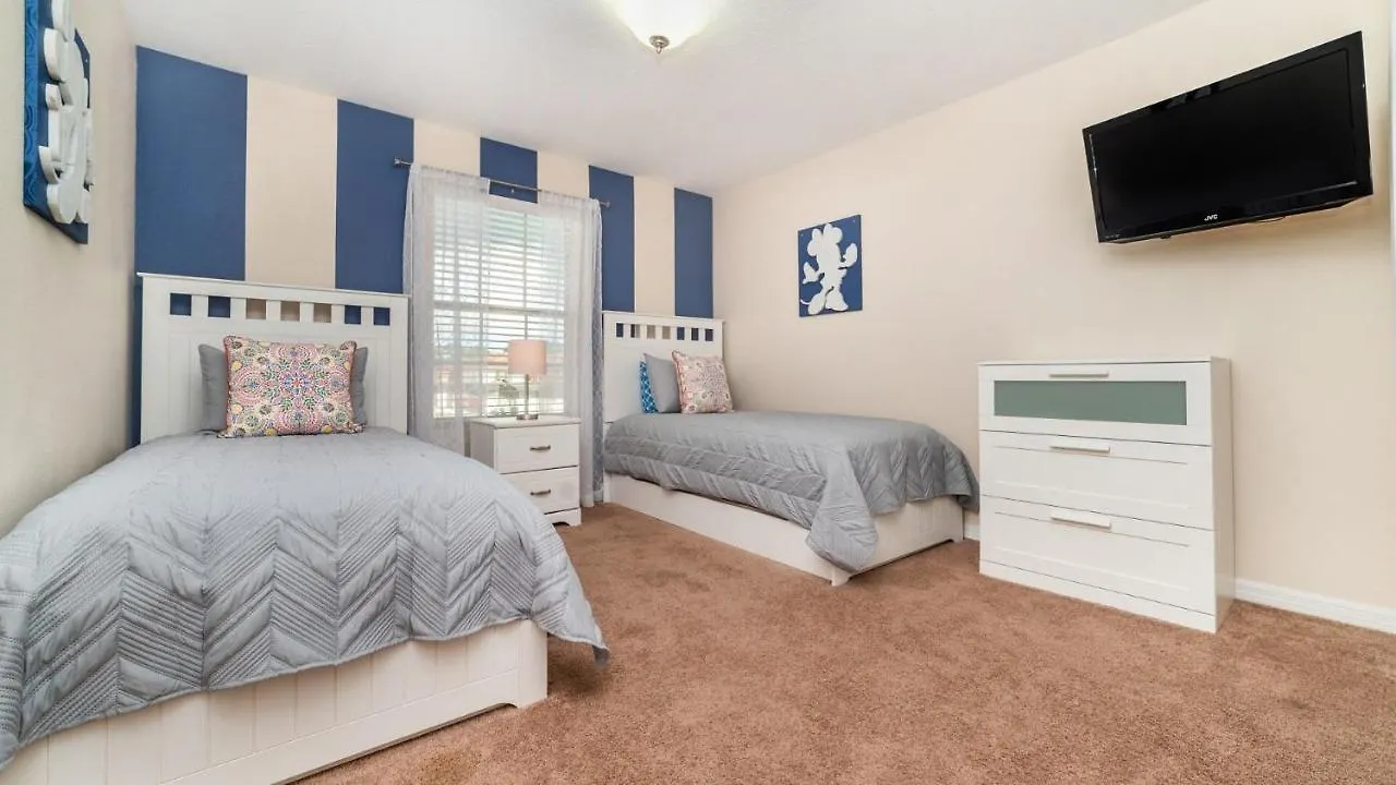 Luxury 4 Bedroom Townhome On Paradise Palms Resort, Orlando Townhome 3360 Willa