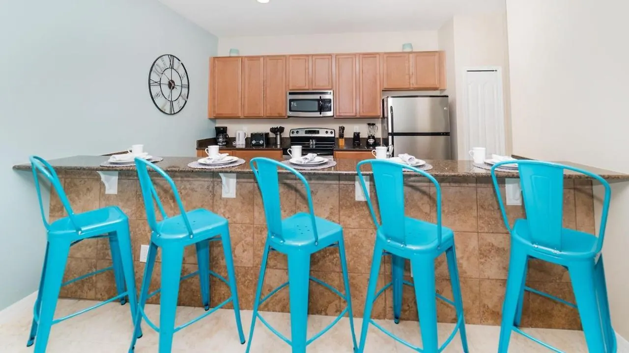 Luxury 4 Bedroom Townhome On Paradise Palms Resort, Orlando Townhome 3272