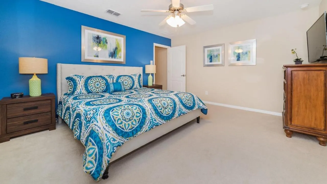 Luxury 4 Bedroom Townhome On Paradise Palms Resort, Orlando Townhome 3272
