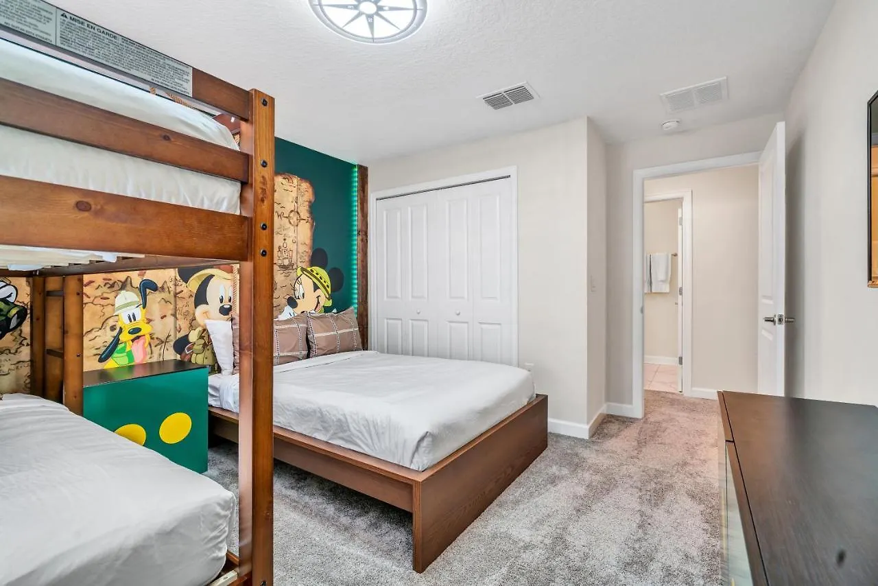 Private Pool Themed Bedrooms Free Waterpark Feriehus *