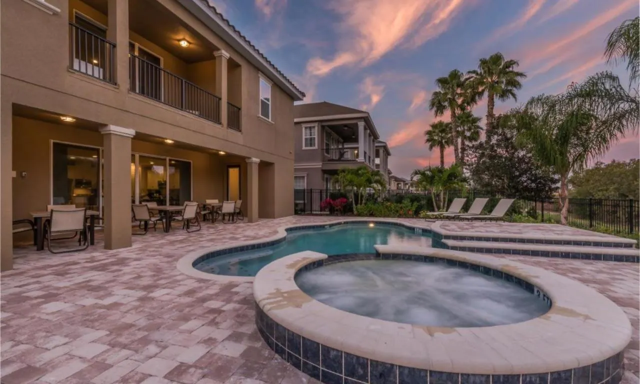 Spacious 13 Bdrm Oasis With Large Pool And Deck At Reunion * Kissimmee