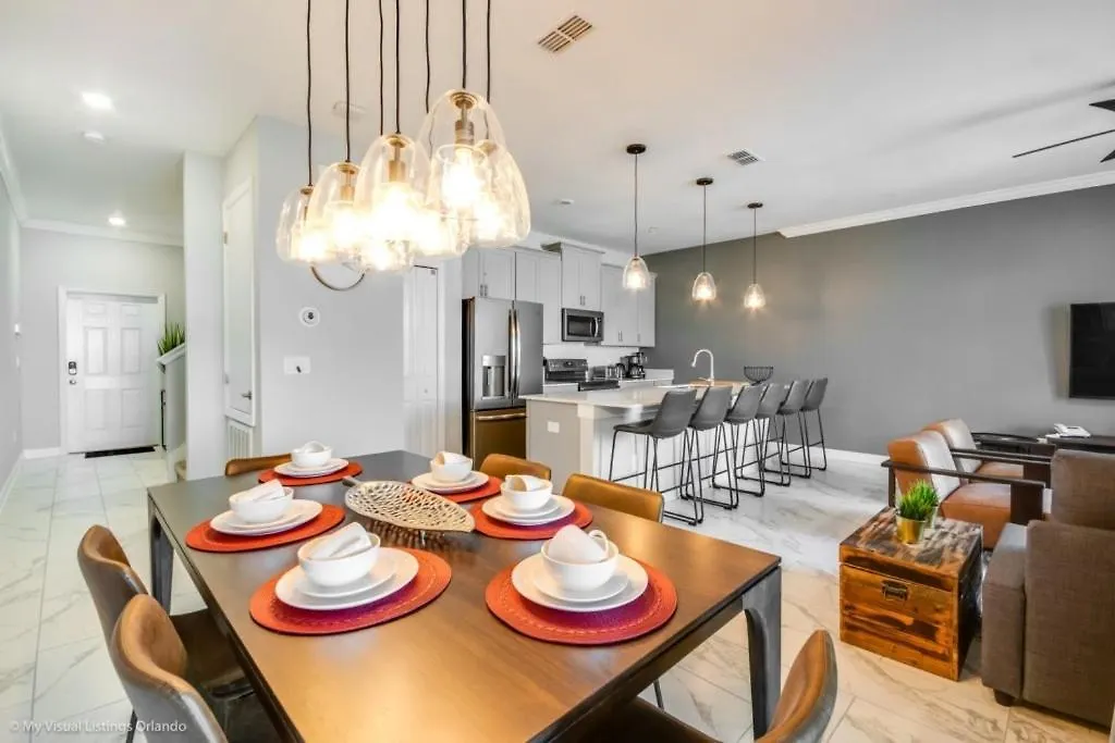 4 Bed Storey With Lazy River Townhouse * Kissimmee
