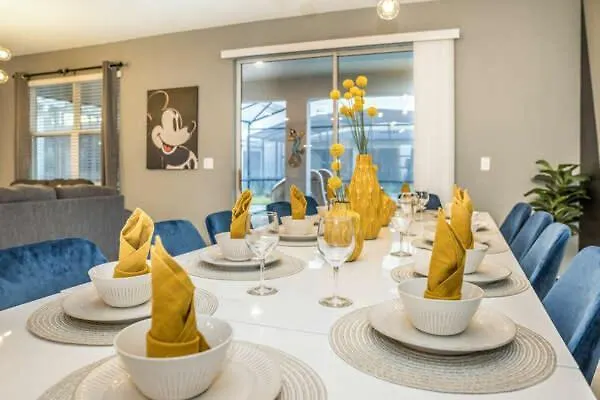 Magical Family 8min Disneyworld Pool/spa Sleeps 22