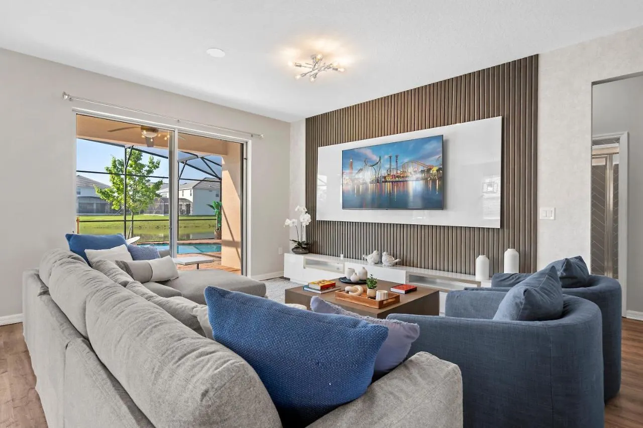 Дом отдыха Veranda Palms 8 Bedroom With Pool 2208 Киссимми