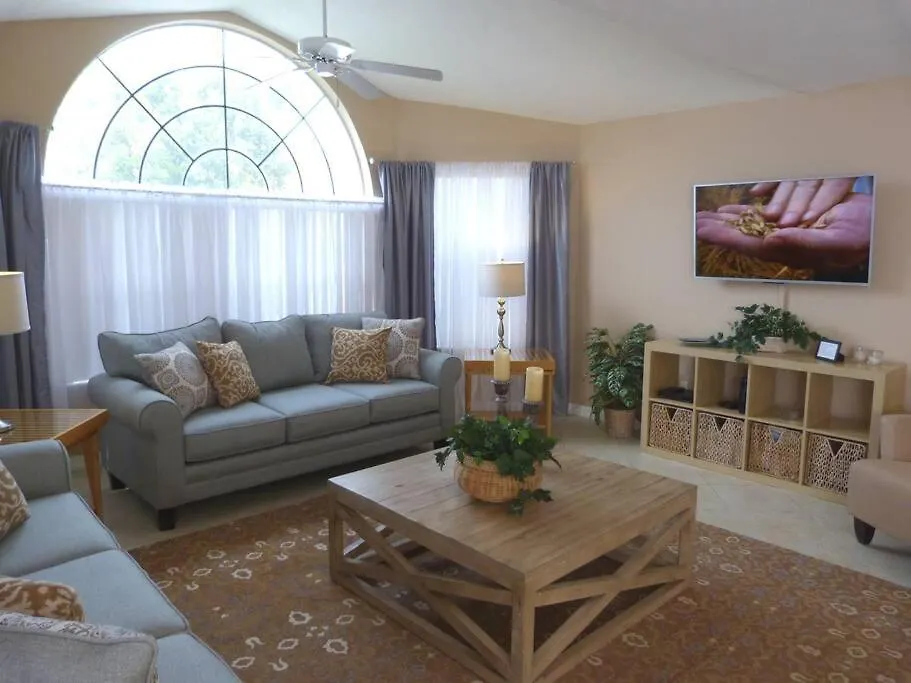 Near Dis & Sleeps 10! Two King Master Br Suites, Bunks For The Kids, Private Patio, No Steps, Pool, Rates!