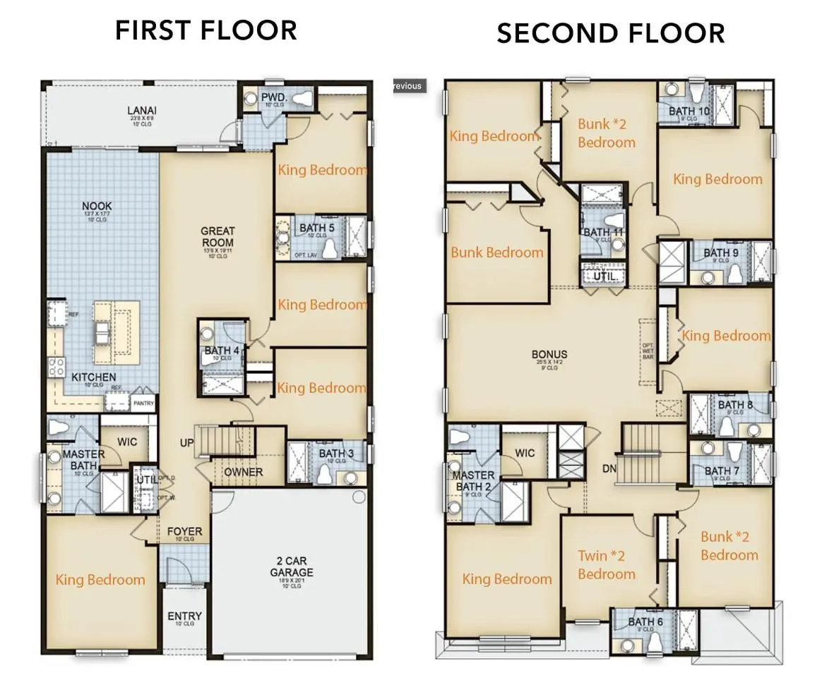 Lakeview 12br Pool/spa/theater/game Kissimmee