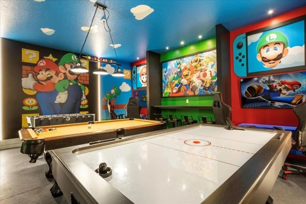 Сasa de vacaciones 9 Bedroom- 5 Bathroom Champions Gate 851 Pb