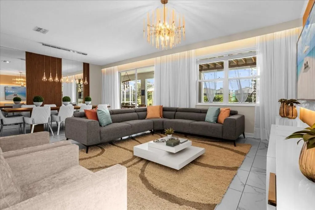 Сasa de vacaciones 9 Bedroom- 5 Bathroom Champions Gate 851 Pb