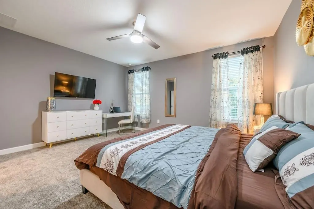 Holiday home Close To & Other Theme Parks,private Heated Poolspa, Bbq & Game Rm Kissimmee