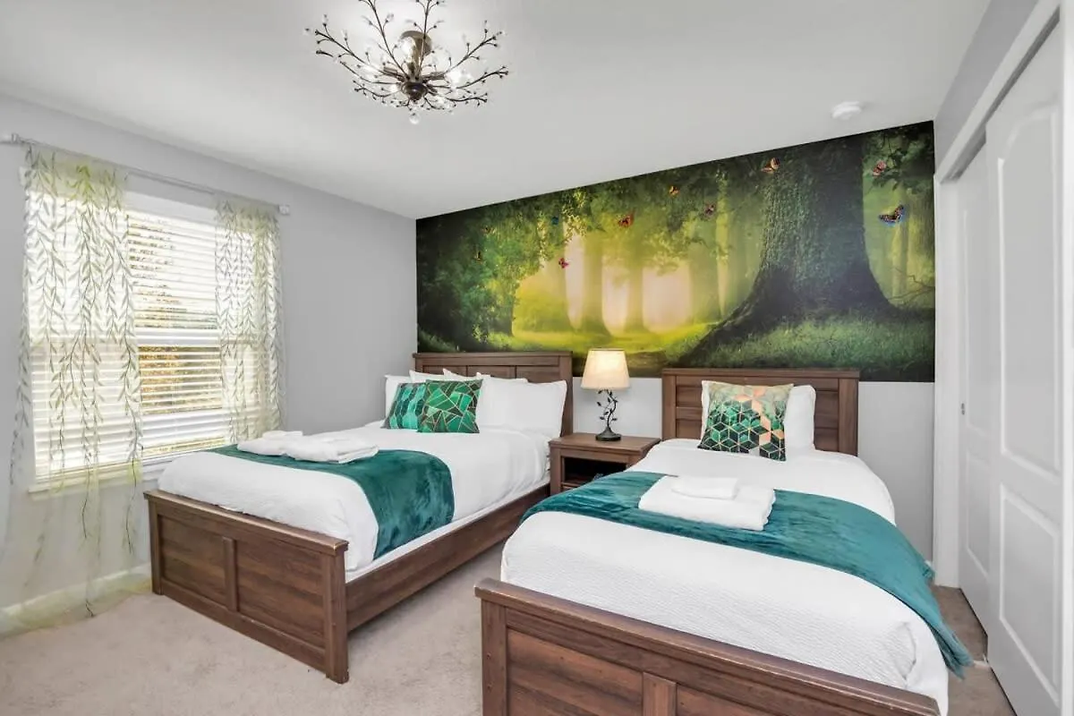 Vakantiehuis Grand 8bd With Themed And Game Room! Close To Disney! #8ws883 *