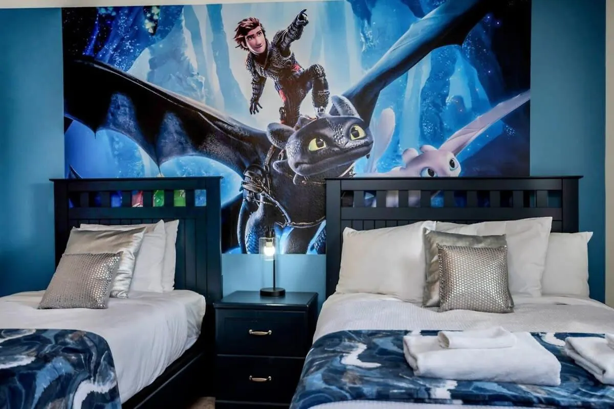 Grand 8bd With Themed And Game Room! Close To Disney! #8ws883 Vakantiehuis