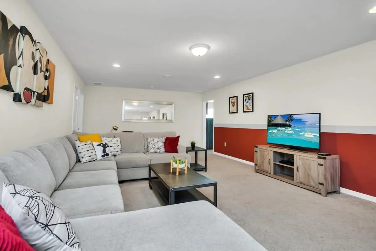 Vakantiehuis Grand 8bd With Themed And Game Room! Close To Disney! #8ws883 *