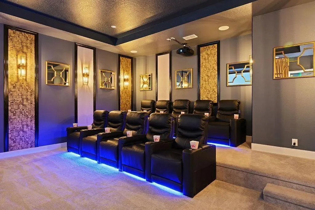 Modern 7 Bdrm Mansion With Themed Bedrooms At The Bear's Den Kissimmee