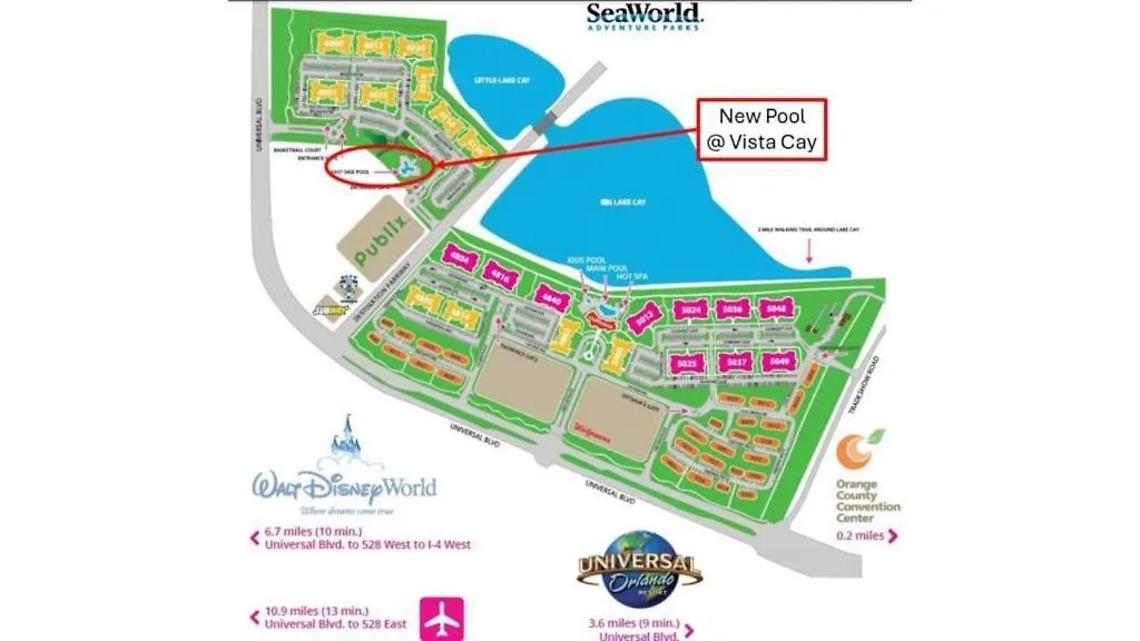 別荘 New! Sensational Vista Cay View Escape Near Theme Parks Walk To The Convention Center And Int'l Drive