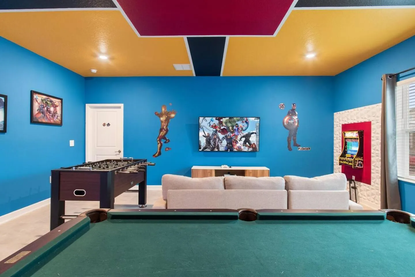 Brand New Theme 7br/5ba Game Private Pool/spa Free Pool Heat! * 基西米