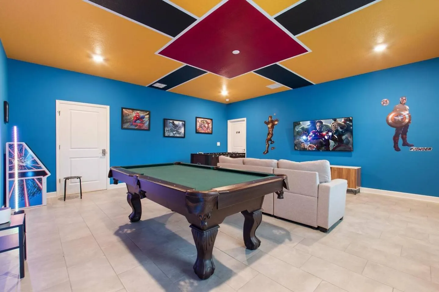 别墅 Brand New Theme 7br/5ba Game Private Pool/spa Free Pool Heat!