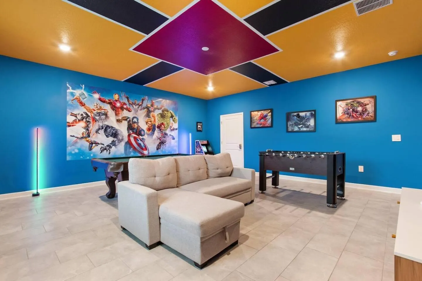 Brand New Theme 7br/5ba Game Private Pool/spa Free Pool Heat! 别墅 *