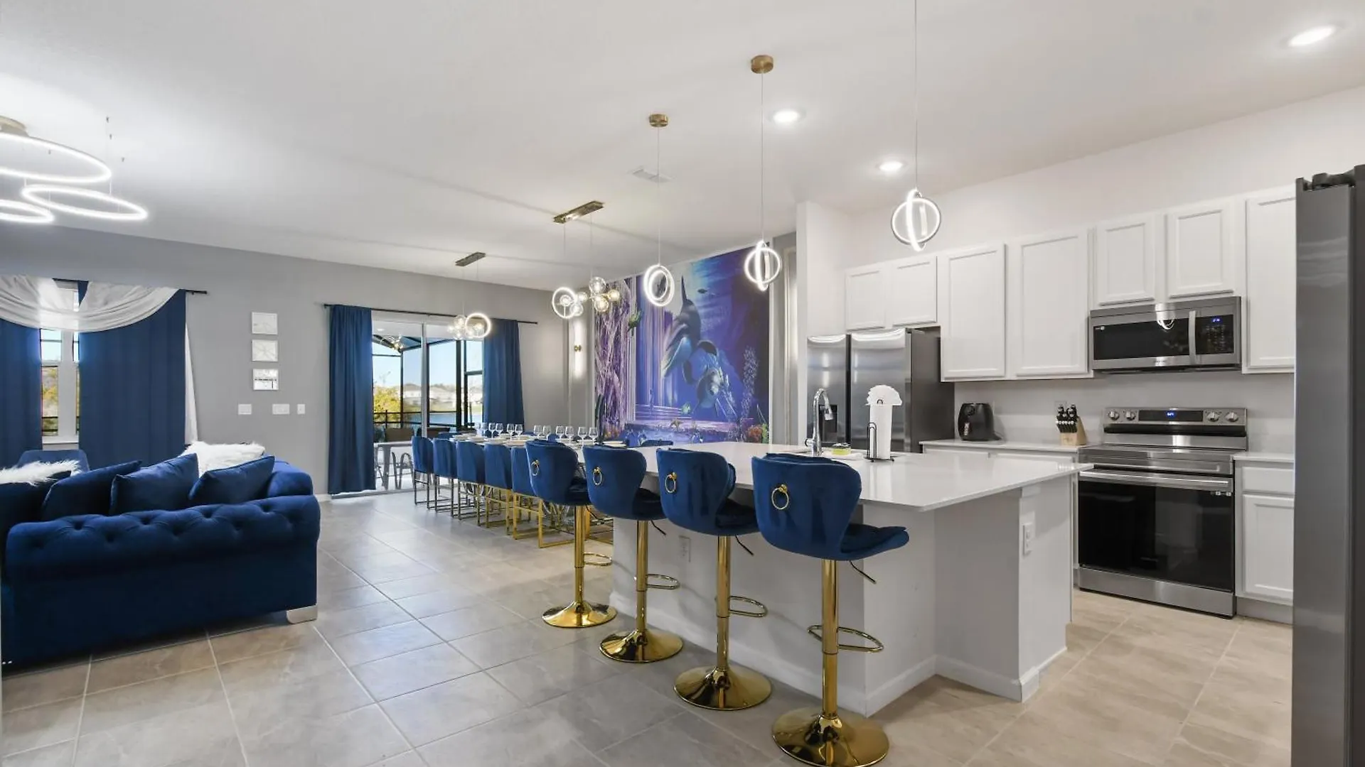 Lakeview 12br Pool/spa/theater/game * Kissimmee
