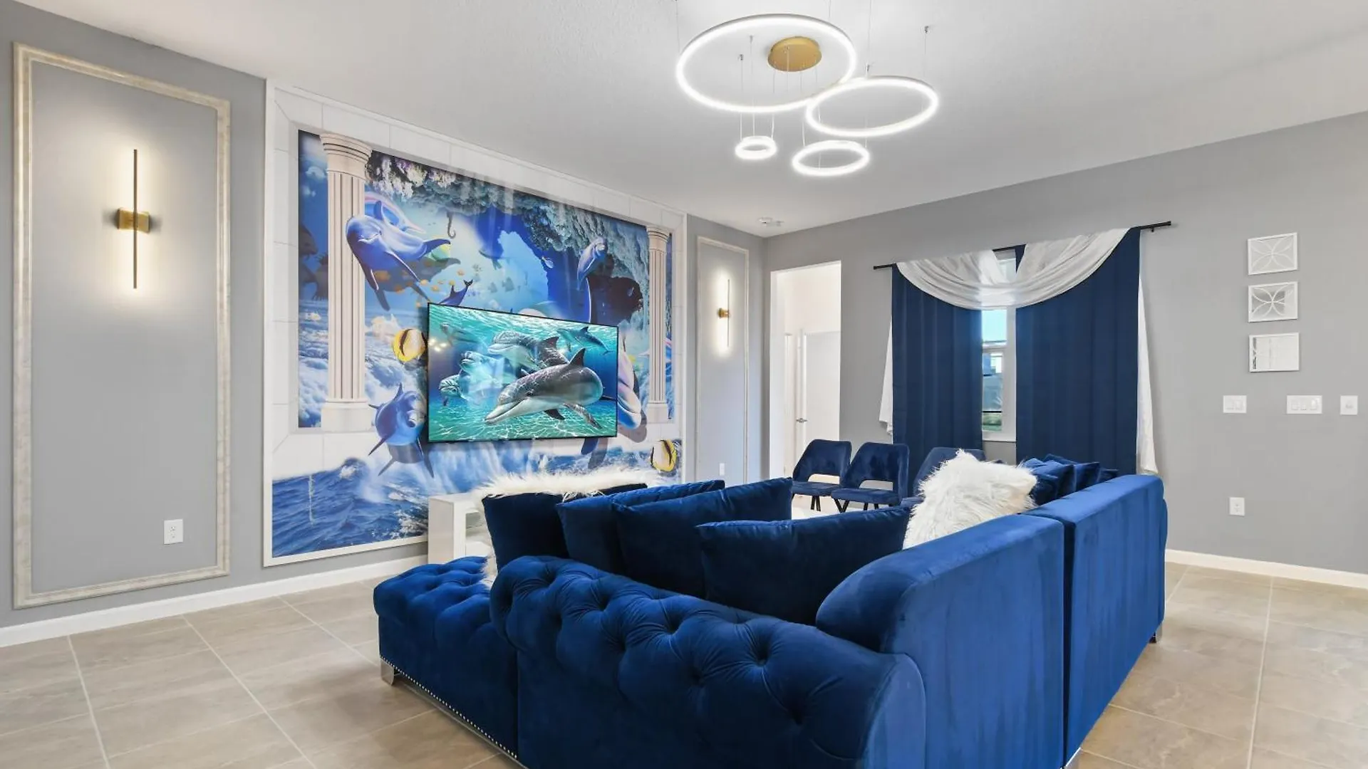 Lakeview 12br Pool/spa/theater/game Hébergement de vacances Kissimmee