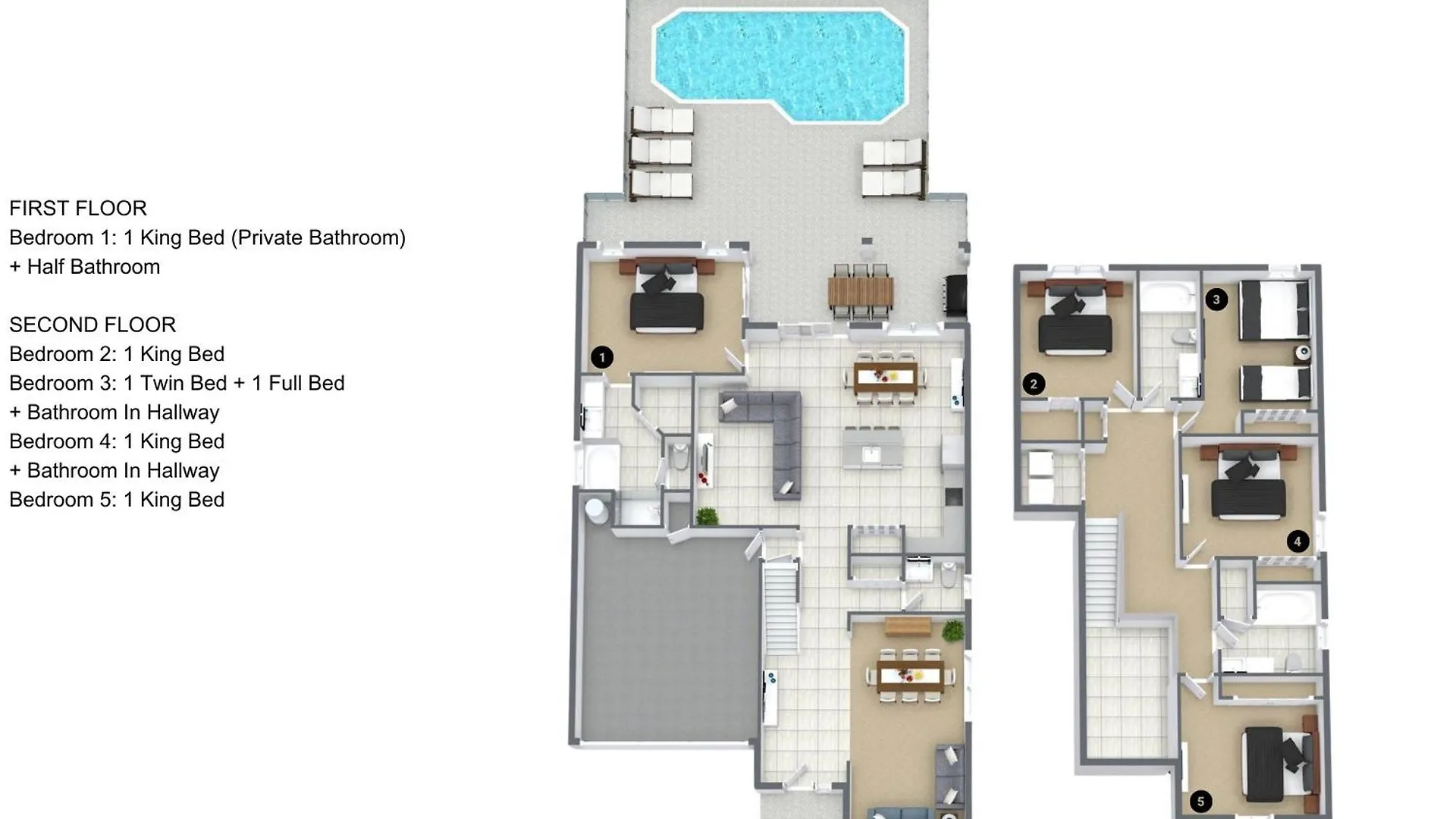 Casa vacanze 5 Bedrooms - 3,5 Bathrooms - Bella Vida 361 Lf *