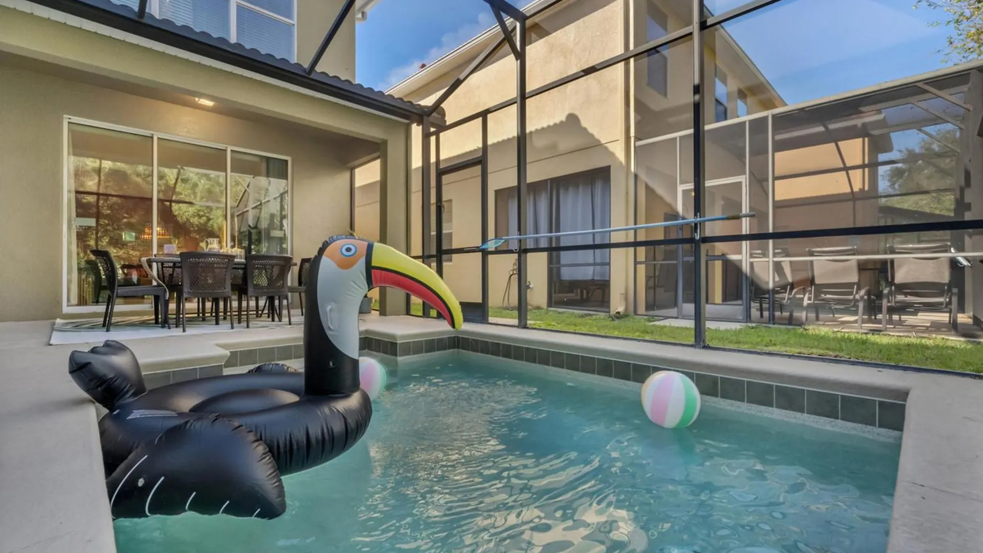Сasa de vacaciones 5bd - Movie Room, Pool, Bbq - Near World Kissimmee