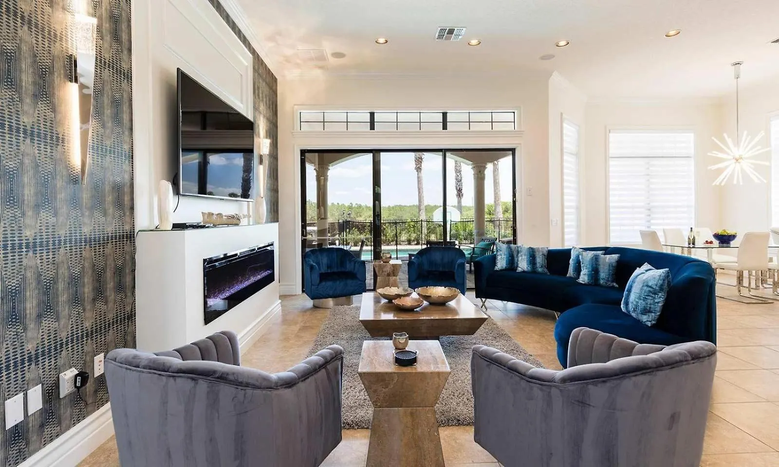 Upscale 7 Bdrm Oasis With Theater At Reunion *