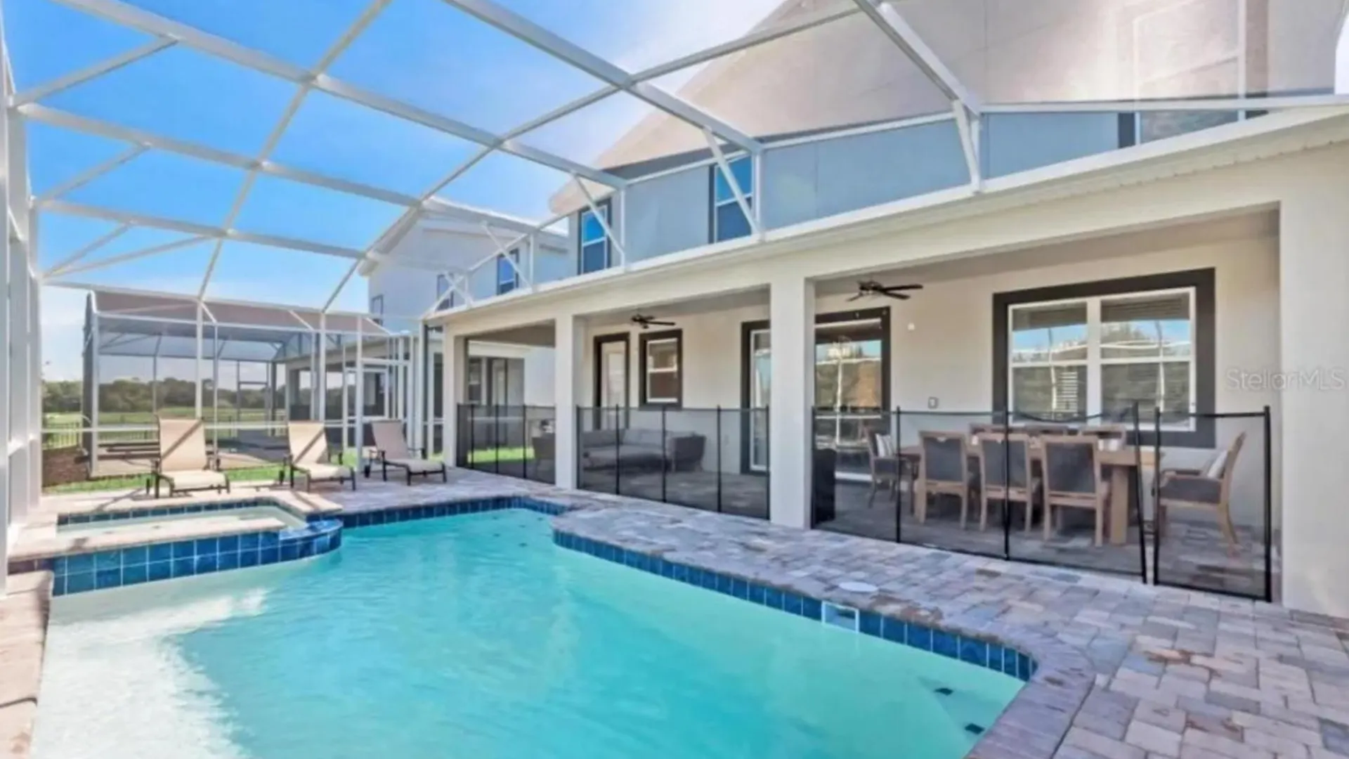 Spacious 8 Bedroom In Orlando6665 Villa *