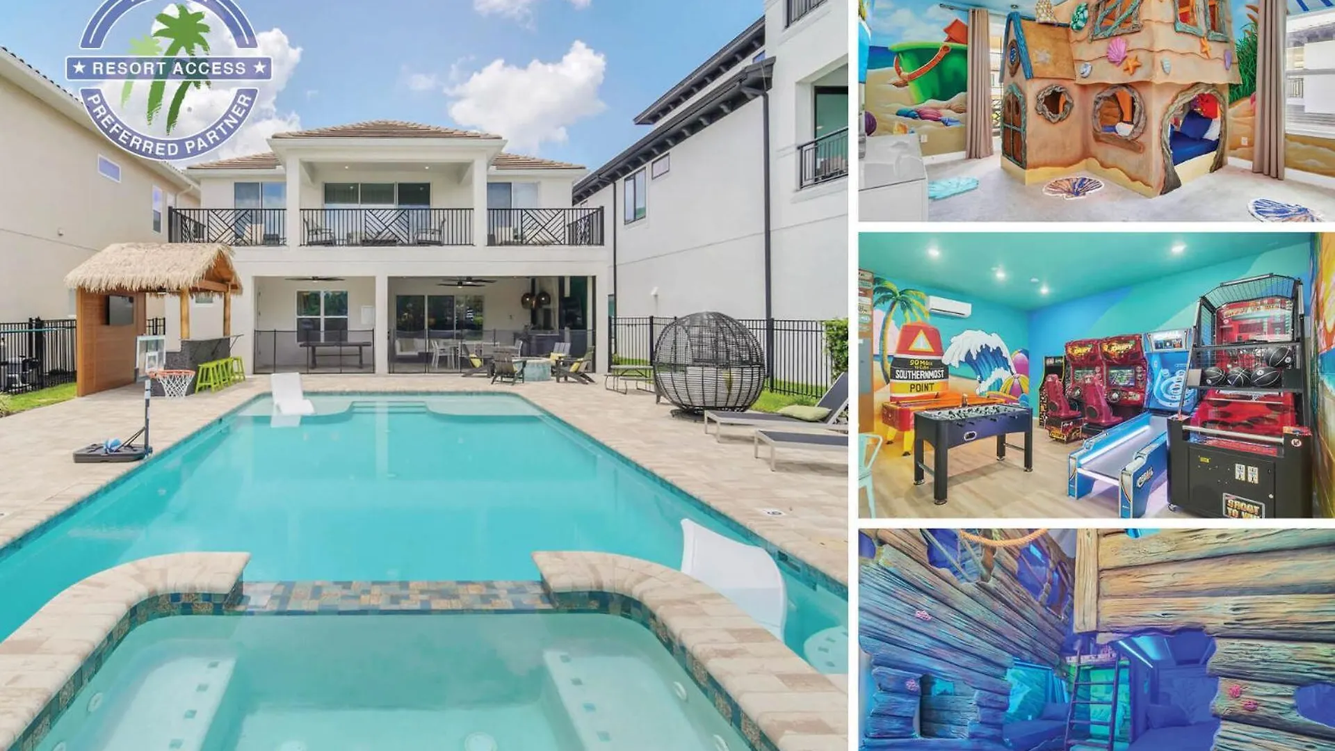 Luxurious 6 Bedroom In Orlando Oasis6635 * Kissimmee