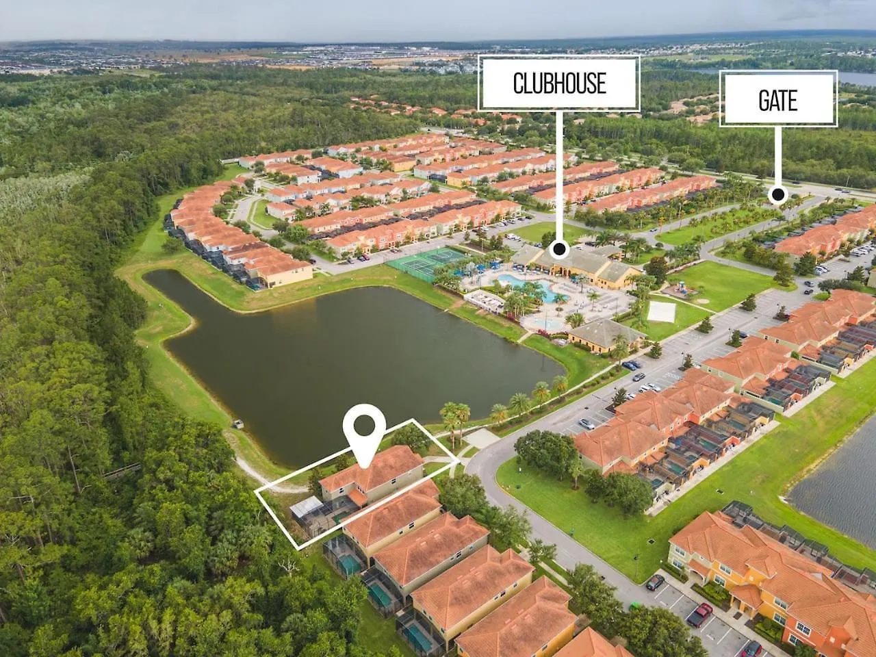Lakefront 5br Family Pool Near * 基西米