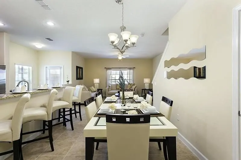 Paradise Palms- 5 Bed Townhome W/splashpool-3217pp אורלנדו