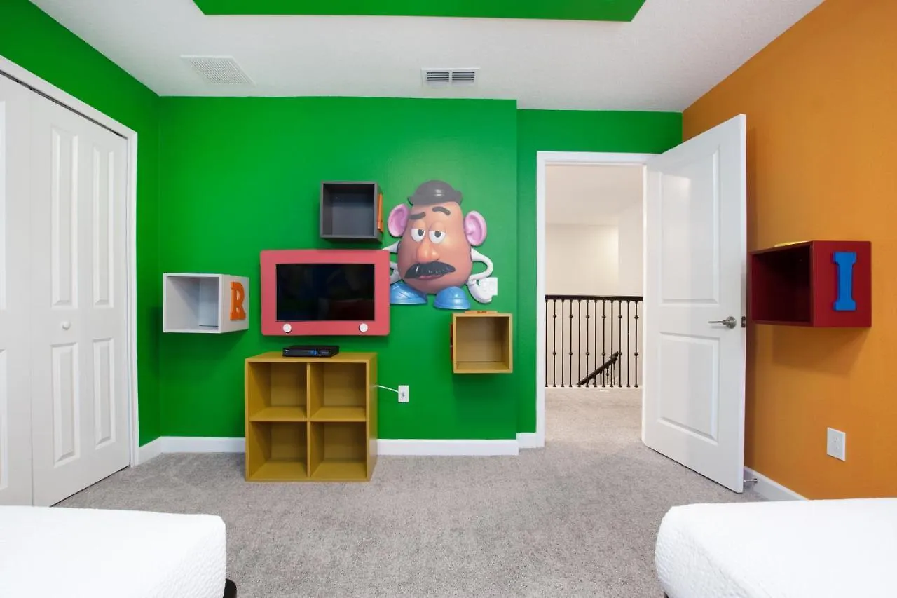 Private Poolspa Gameroom Near Wdw Sleeps 25