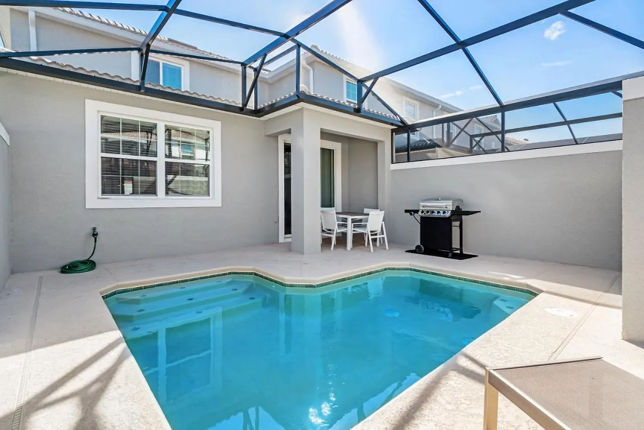 Vakantiehuis Beautiful Modern Wprivate Pool Near Wdw