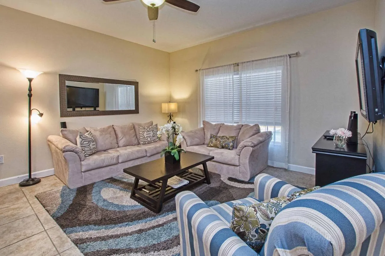 ヴィラ Paradise Palms 4 Bed Townhome Wsplashpool 3025pp *